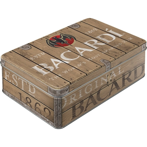 5130755-nostalgic-art-23cm-2-5l-flat-tin-storage-bacardi-wood-barrel