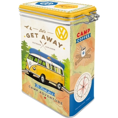 5131102-nostalgic-art-17-5cm-1-3l-clip-top-tin-storage-vw-bulli-lets-get-away