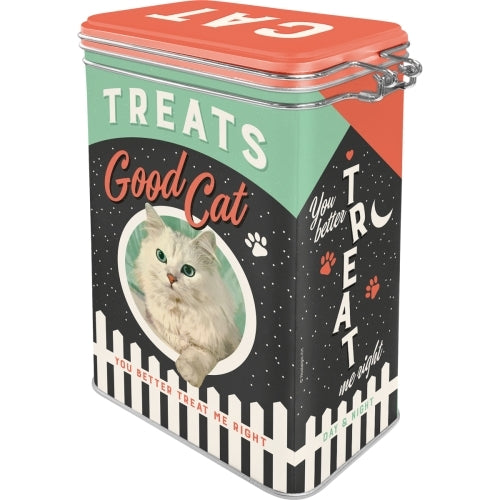 5131107-nostalgic-art-17-5cm-1-3l-clip-top-tin-storage-cat-treats