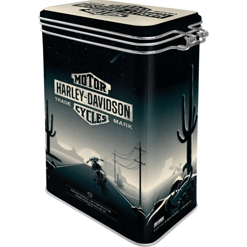 5131112-nostalgic-art-17-5cm-1-3l-clip-top-tin-storage-harley-things-are-different