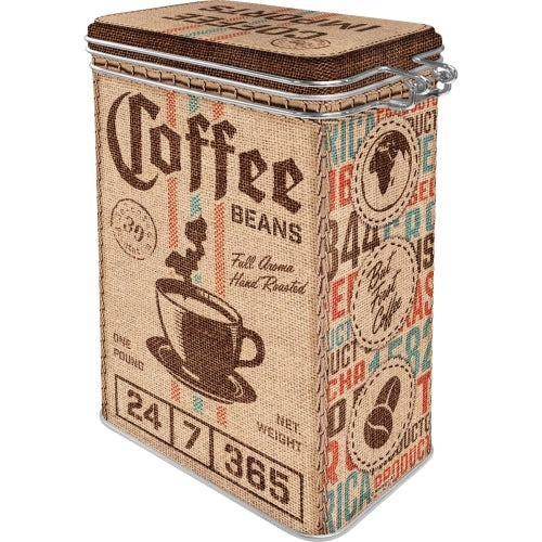 5131120-nostalgic-art-17-5cm-1-3l-clip-top-tin-storage-coffee-sack