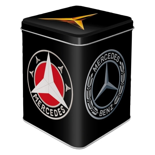 5131309-nostalgic-art-7-5x9-5cm-tea-storage-tin-mercedes-benz-logo-evolution-container