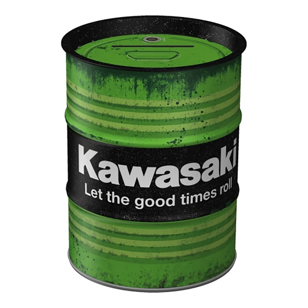 5131504-nostalgic-art-metal-money-box-oil-barrel-kawasaki-let-the-good-times-roll