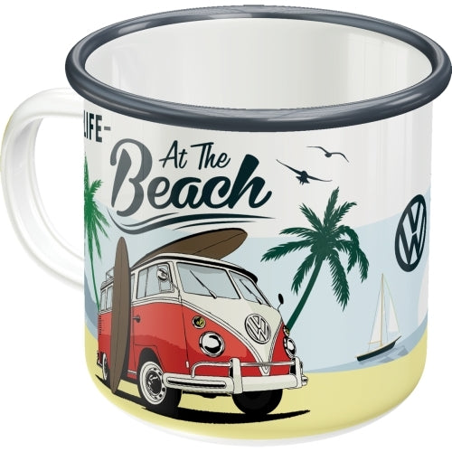 5143218-nostalgic-art-vw-bulli-beach-coffee-tea-cup-360ml-enamel-mug