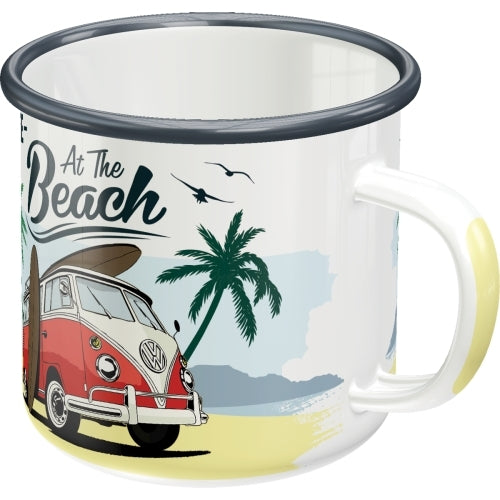 5143218-nostalgic-art-vw-bulli-beach-coffee-tea-cup-360ml-enamel-mug