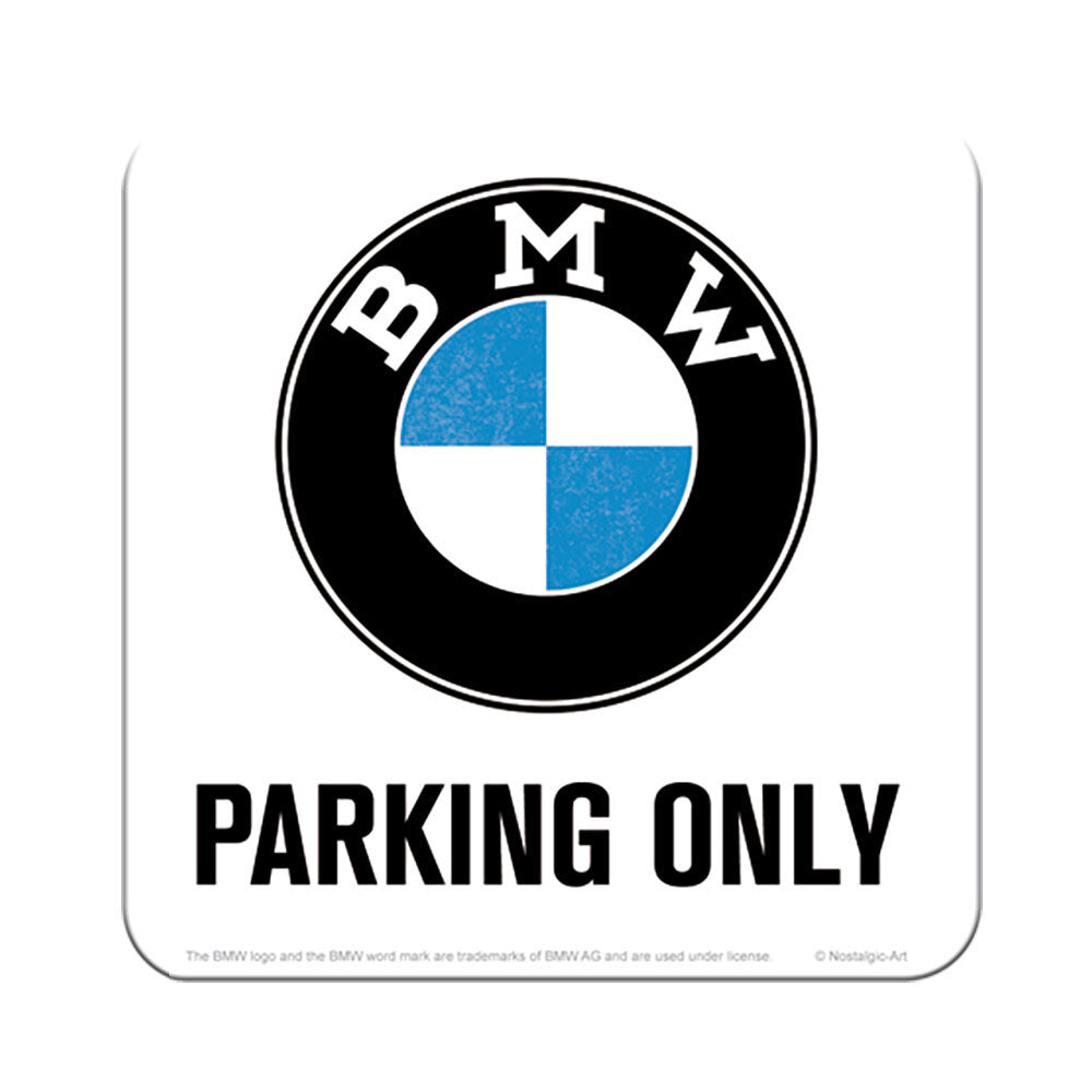 5146146-nostalgic-art-metal-square-drinks-coaster-bmw-parking-only-9x9cm