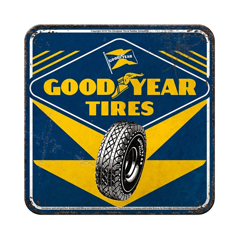 5146149-nostalgic-art-metal-square-drinks-coaster-goodyear-tires-9x9cm