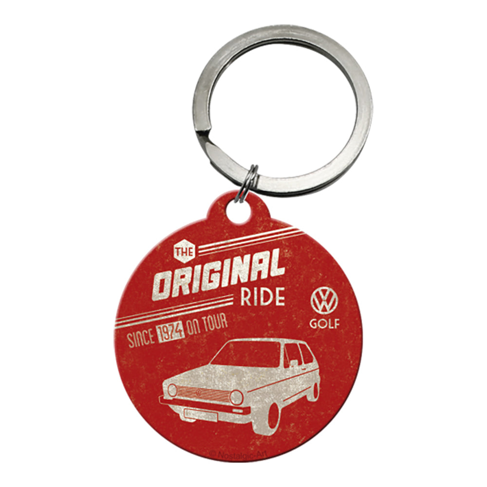 5148004-nostalgic-art-metal-7-5cm-round-keyring-vw-golf-original-ride