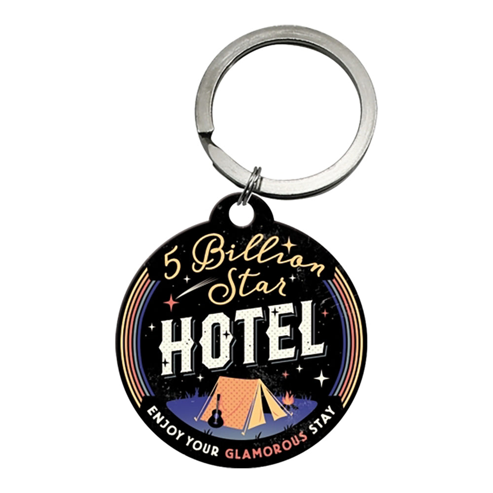 5148034-nostalgic-art-metal-7-5cm-round-keyring-5-billion-star-hotel