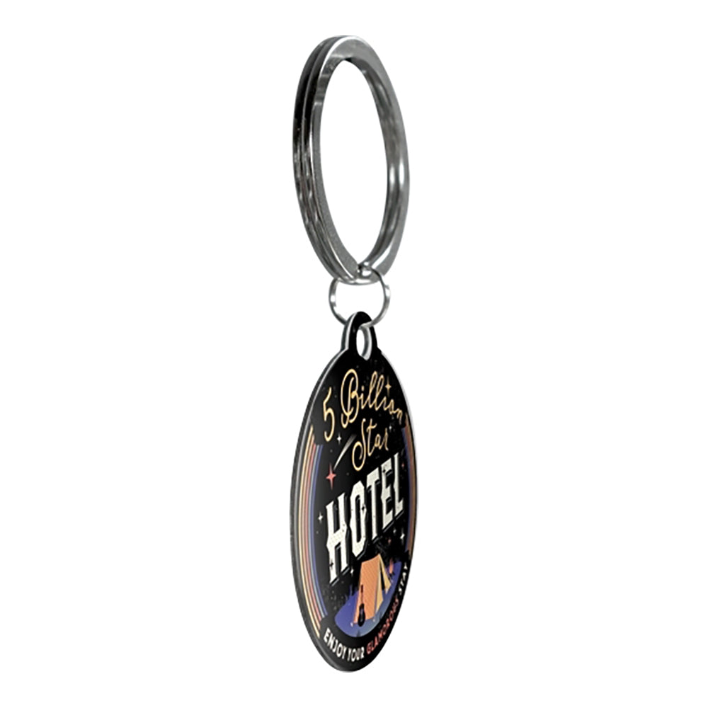 5148034-nostalgic-art-metal-7-5cm-round-keyring-5-billion-star-hotel