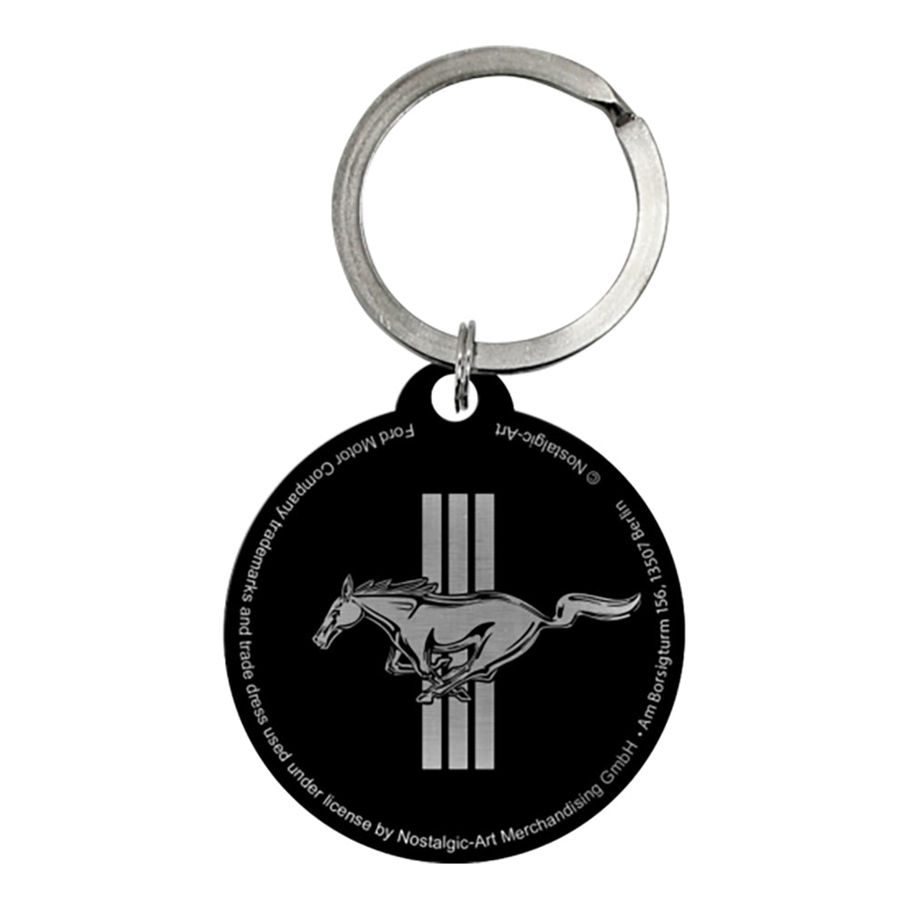 5148041-nostalgic-art-metal-7-5cm-round-keyring-ford-mustang-horse-and-stripes-logo