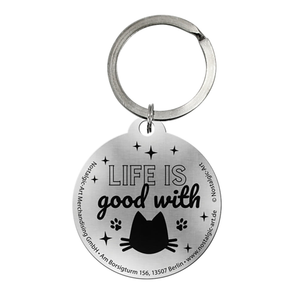 5148042-nostalgic-art-metal-7-5cm-round-keyring-home-is-where-the-cat-is-black