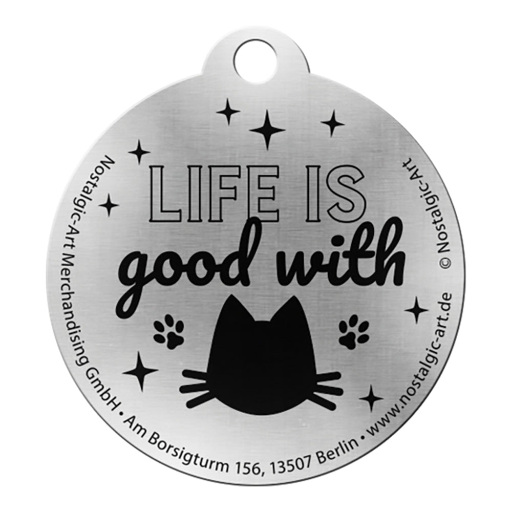 5148042-nostalgic-art-metal-7-5cm-round-keyring-home-is-where-the-cat-is-black