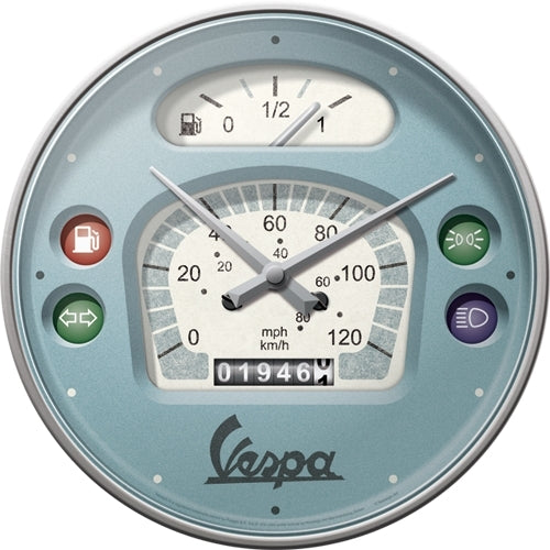 5151203-nostalgic-art-30cm-vespa-speedo-round-wall-clock