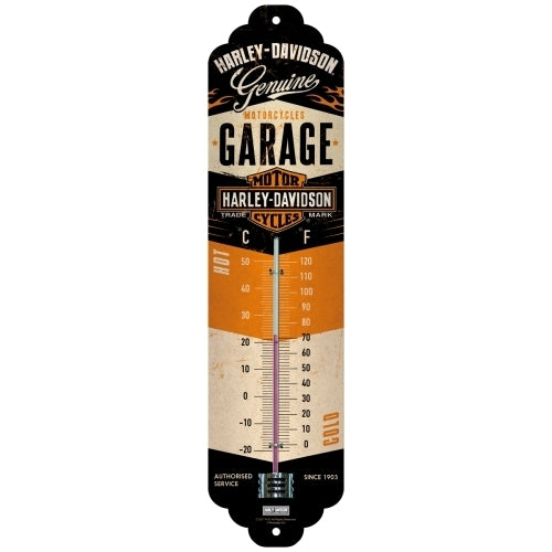 5180313-nostalgic-art-28x6-5cm-wall-thermometer-metal-harley-davidson-garage