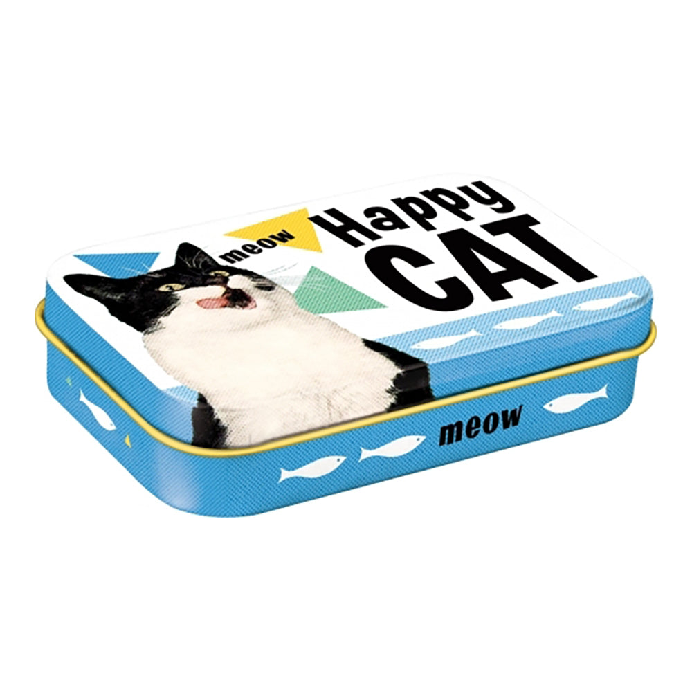5182204-nostalgic-art-pet-cat-treat-storage-metal-tin-happy-cat-9-5x6x2cm