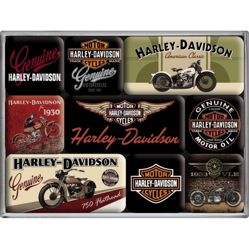5183037-9pc-nostalgic-art-harley-bikes-fridge-decor-2-2-4-5cm-magnet-set