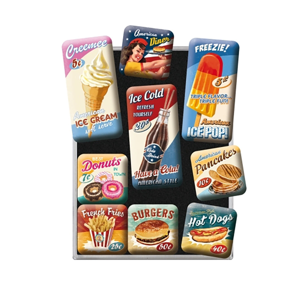 5183069-9pc-nostalgic-art-magnet-set-resin-wall-decor-american-diner