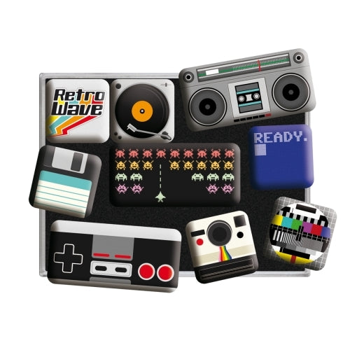 5183070-9pc-nostalgic-art-retro-wave-fridge-decor-2-2-4-5cm-magnet-set