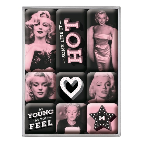 5183104-9pc-nostalgic-art-marilyn-some-like-it-hot-2-2cm-4-5cm-magnet-set