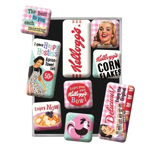 5183106-9pc-nostalgic-art-kelloggs-happy-hostess-2-2cm-4-5cm-magnet-set