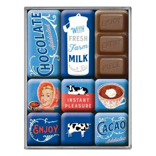 5183108-9pc-nostalgic-art-chocolate-addicted-2-2cm-4-5cm-magnet-set