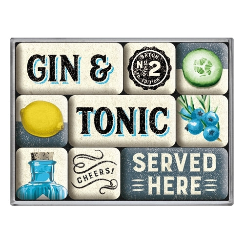 5183116-9pc-nostalgic-art-gin-tonic-served-here-2-2cm-4-5cm-magnet-set