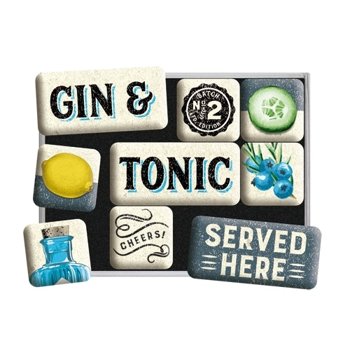 5183116-9pc-nostalgic-art-gin-tonic-served-here-2-2cm-4-5cm-magnet-set