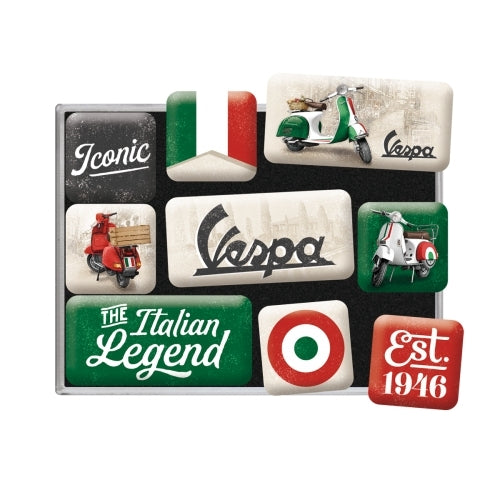 5183125-9pc-nostalgic-art-vespa-italian-legend-2-2cm-4-5cm-magnet-set