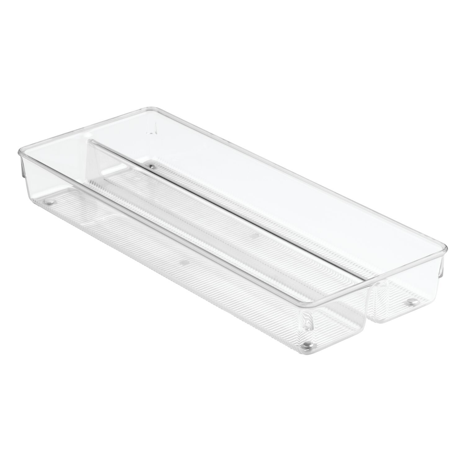 52690-idesign-linus-38-1x15-2cm-twin-drawer-organiser-storage-clear