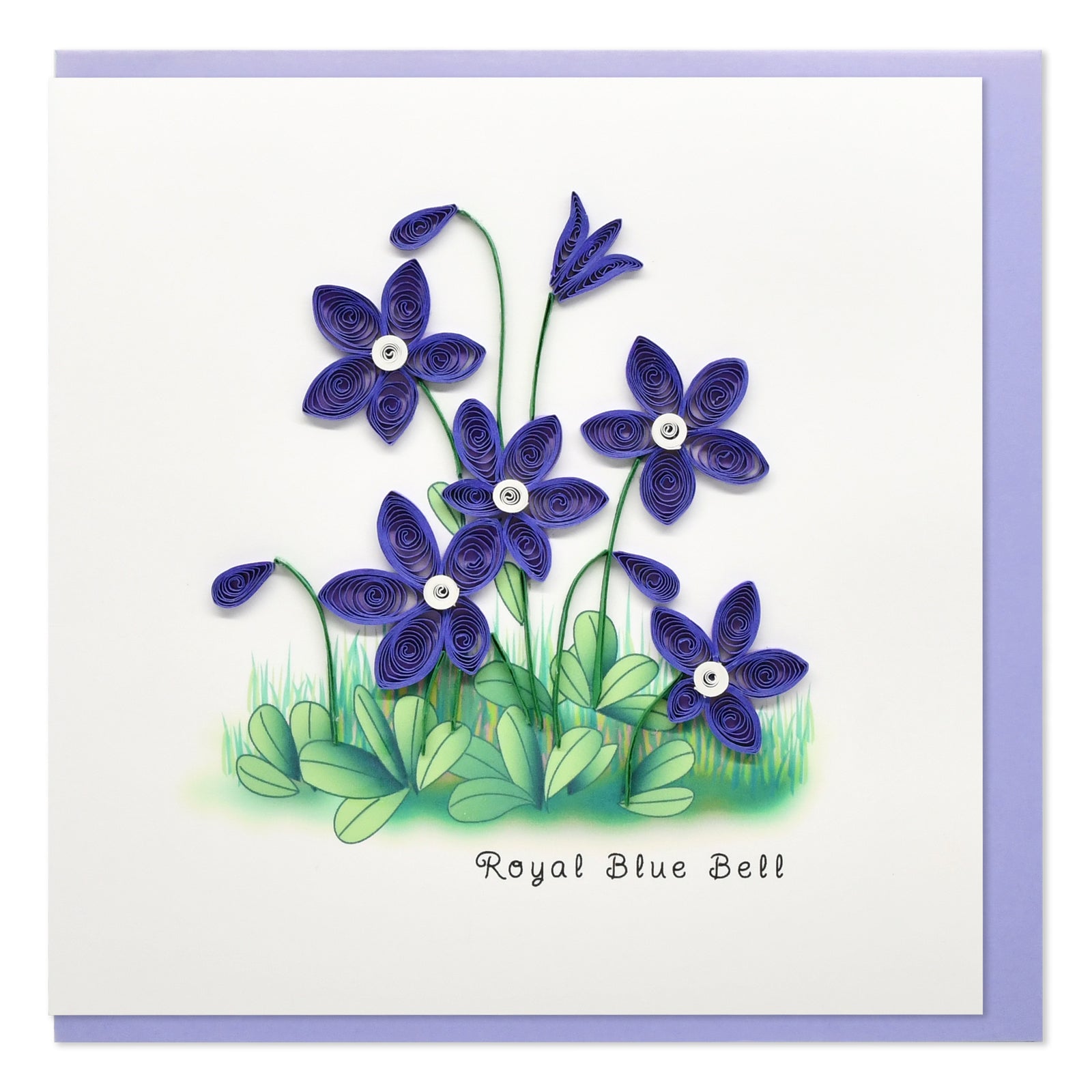 52l057-boyle-handmade-paper-15x15cm-quilled-greeting-card-royal-blue-bell-flower