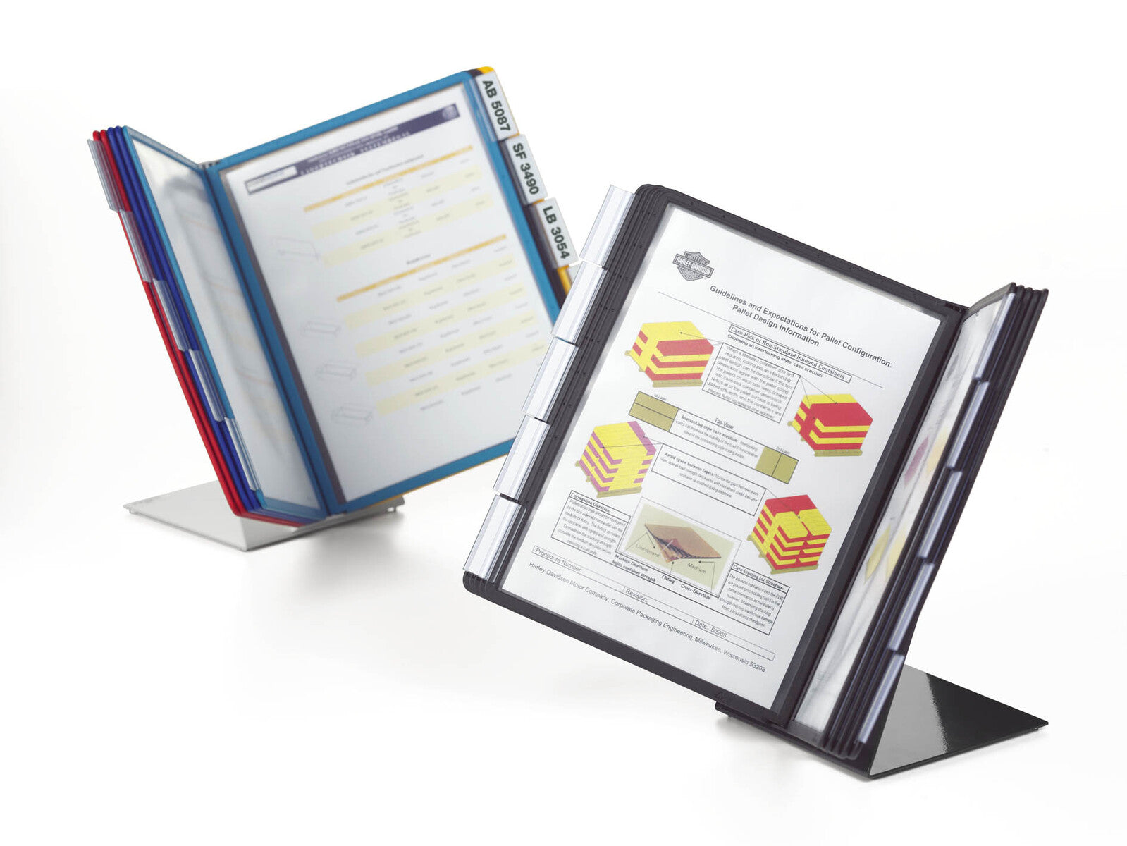 557000-durable-vario-a4-39cm-sheet-steel-display-system