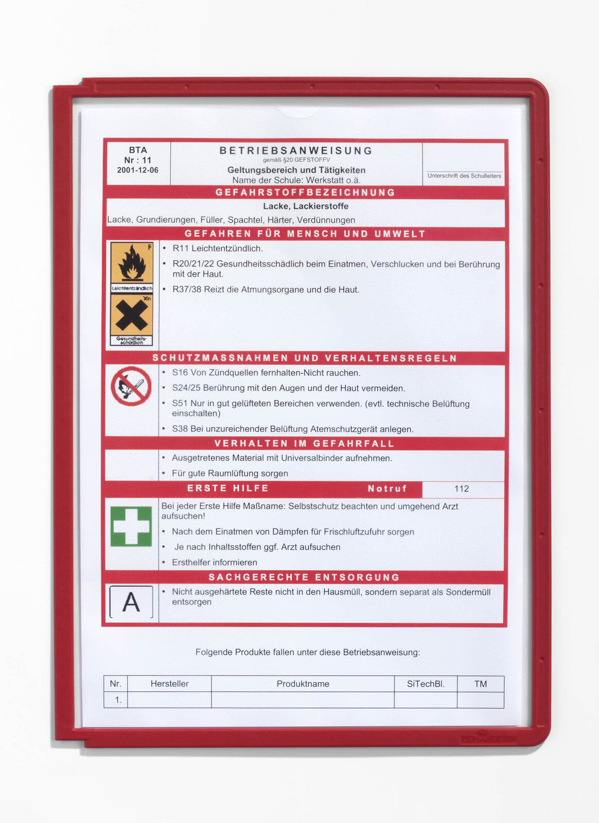 560603-5pk-durable-sherpa-a4-panels-sleeves-document-holder-red