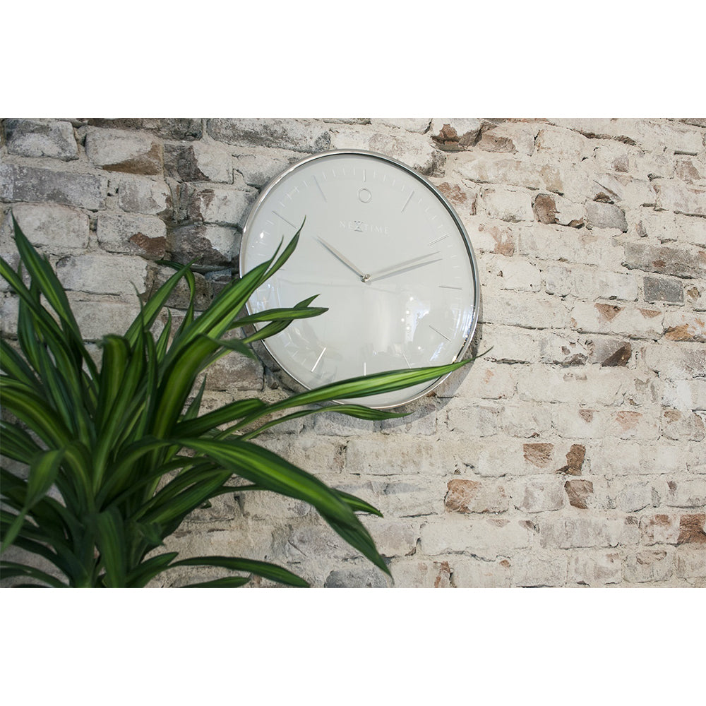 573235gs-nextime-glamour-40cm-analogue-wall-clock-silver-off-white