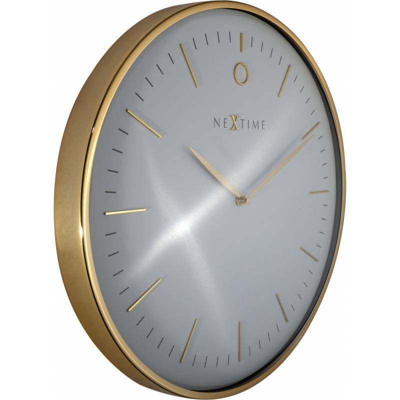 573235wi-nextime-glamour-40cm-analogue-wall-clock-gold-white