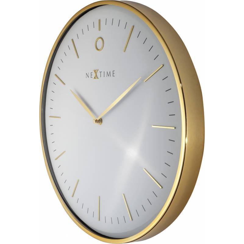 573235wi-nextime-glamour-40cm-analogue-wall-clock-gold-white