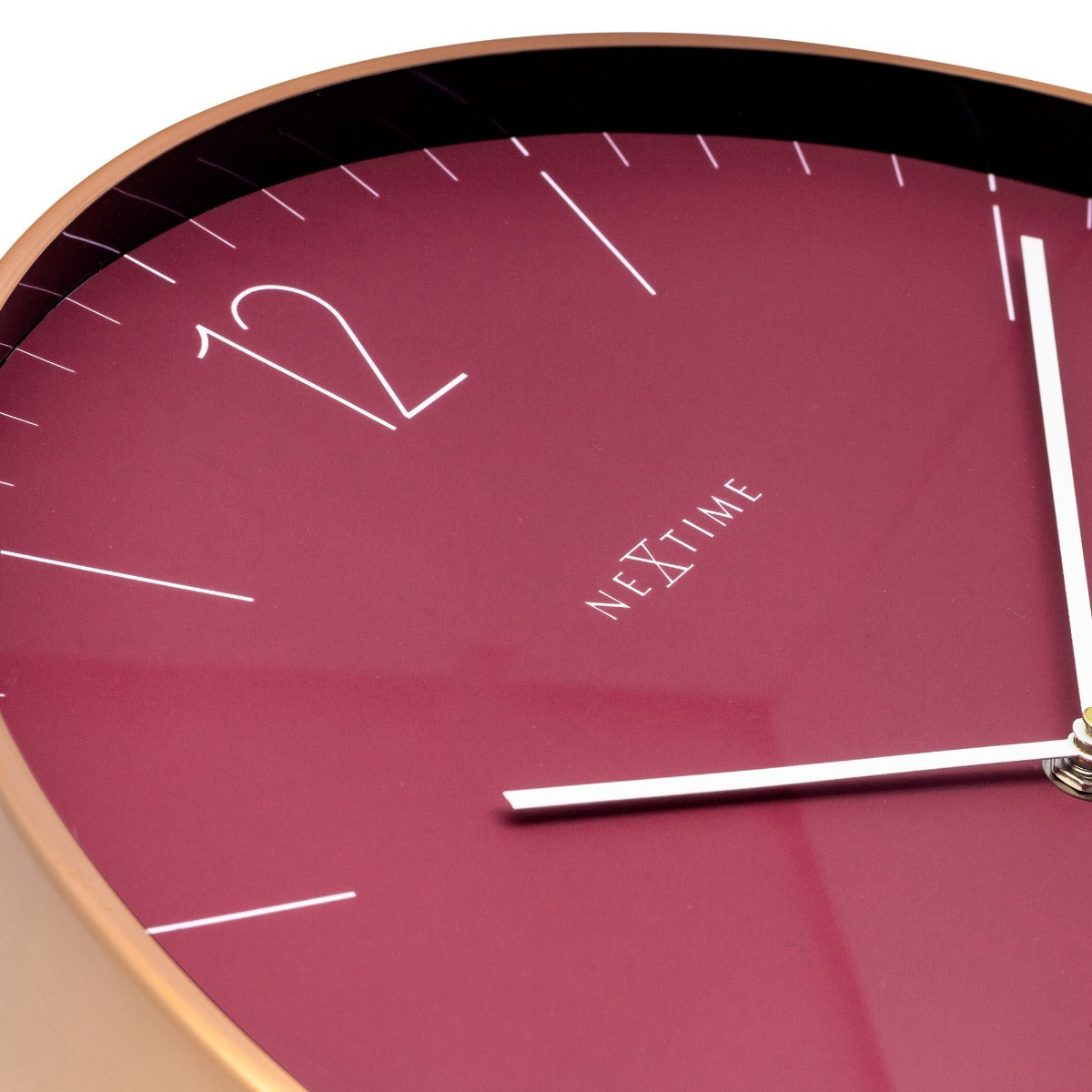 573258ro-nextime-very-essential-40cm-analogue-wall-clock-wine-copper