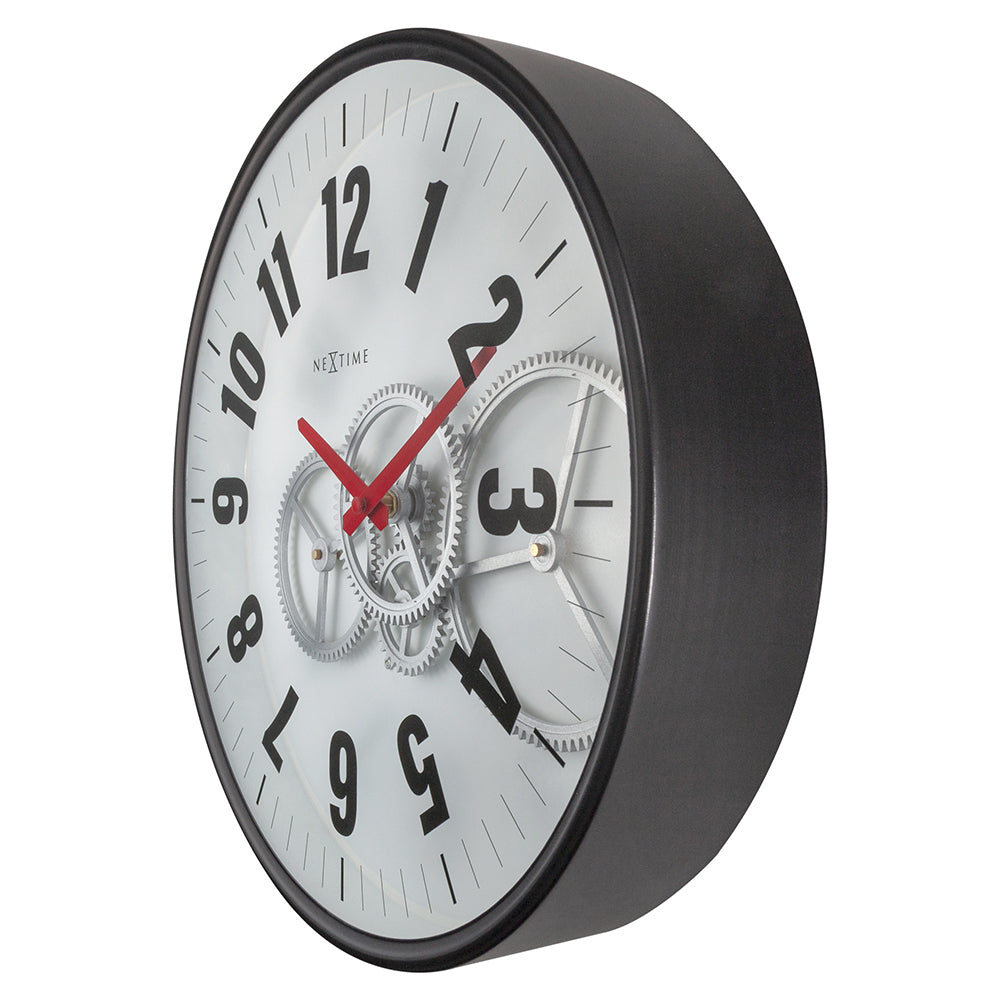 573259wi-nextime-36cm-modern-gear-wall-clock-white