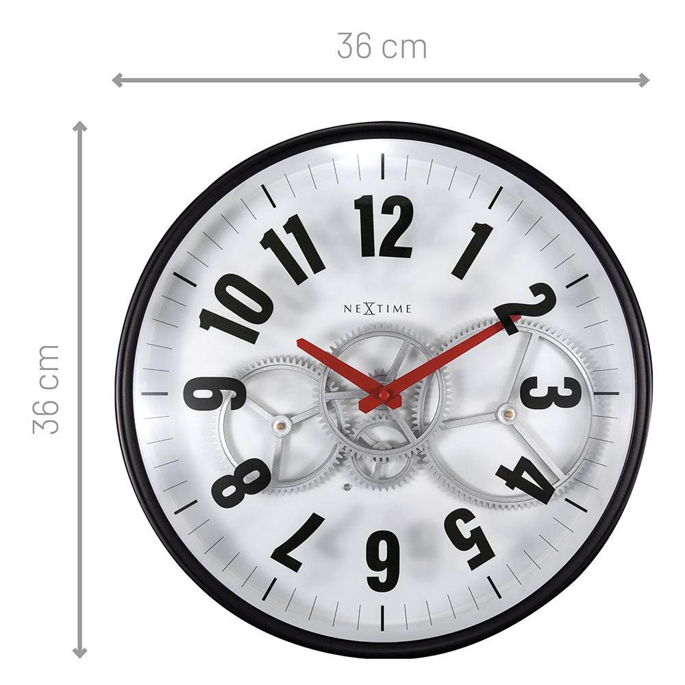 573259wi-nextime-36cm-modern-gear-wall-clock-white