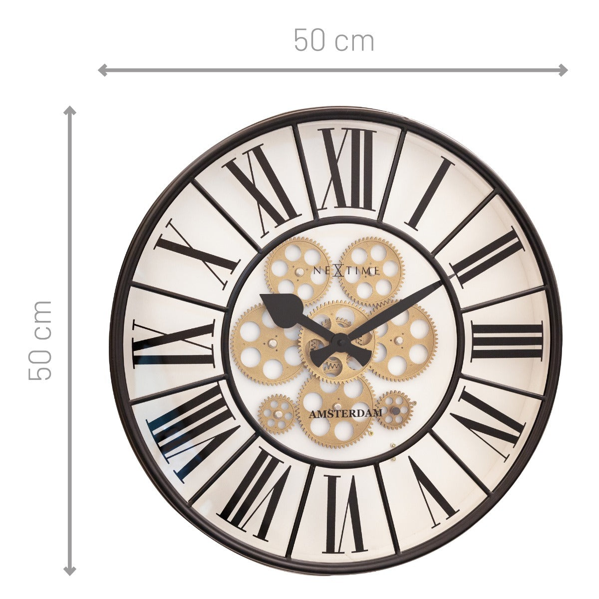 573283wi-nextime-william-50cm-round-analogue-wall-clock-white