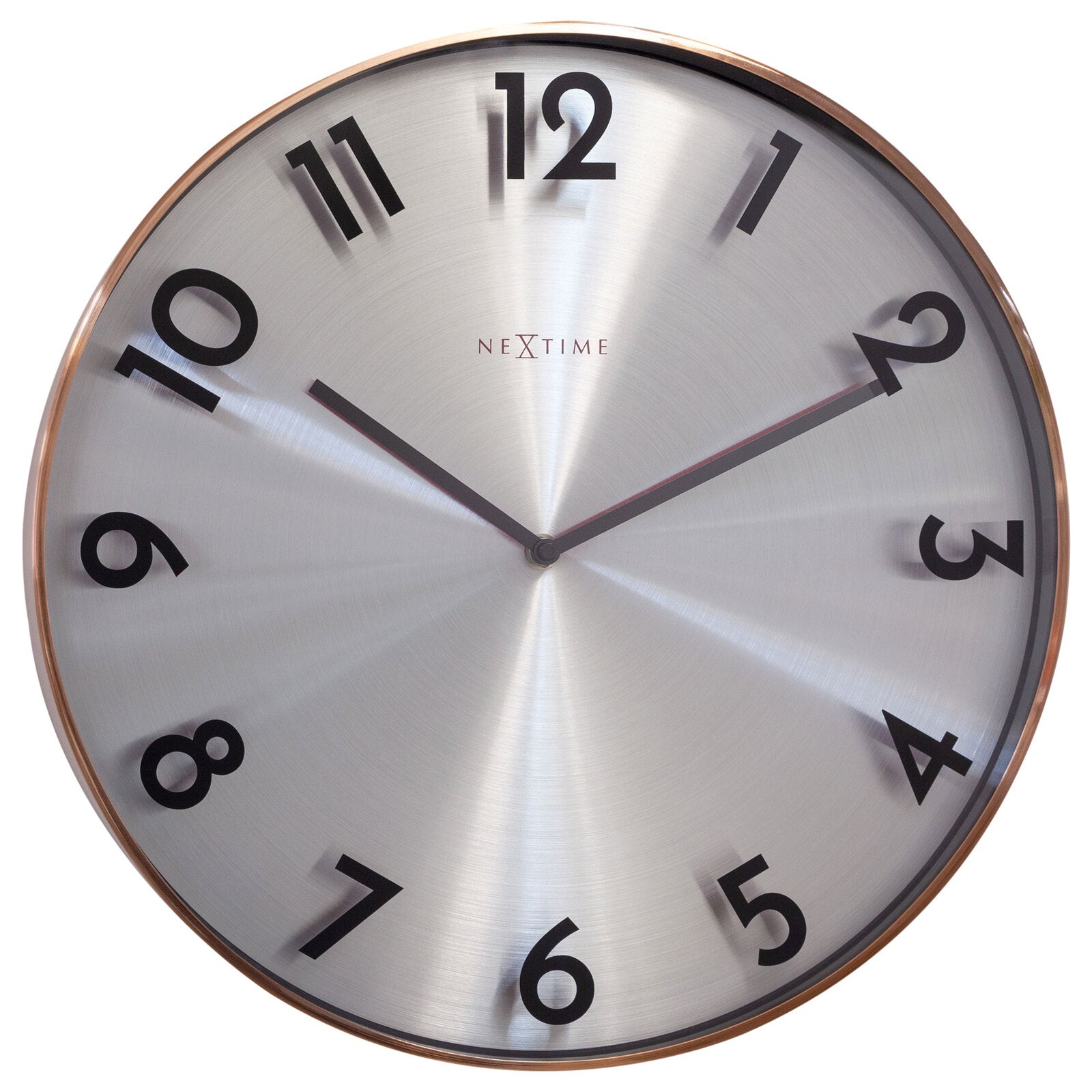 573289co-nextime-reflection-40cm-silent-analogue-hanging-wall-clock-copper
