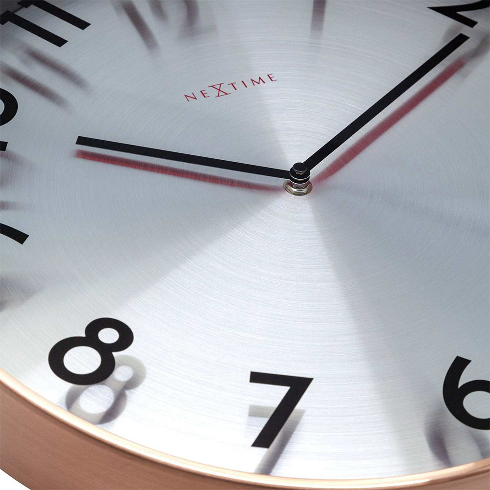 573289co-nextime-reflection-40cm-silent-analogue-hanging-wall-clock-copper