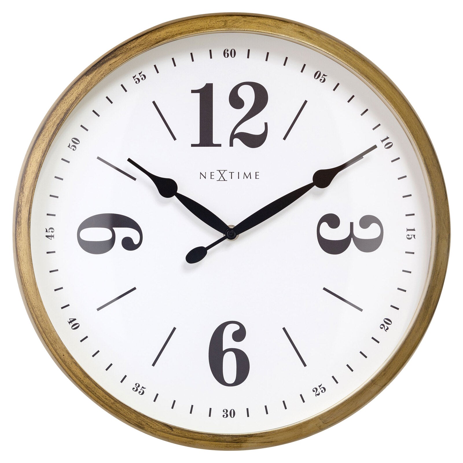 573290go-nextime-classic-silent-sweep-analogue-39cm-metal-wall-clock-gold