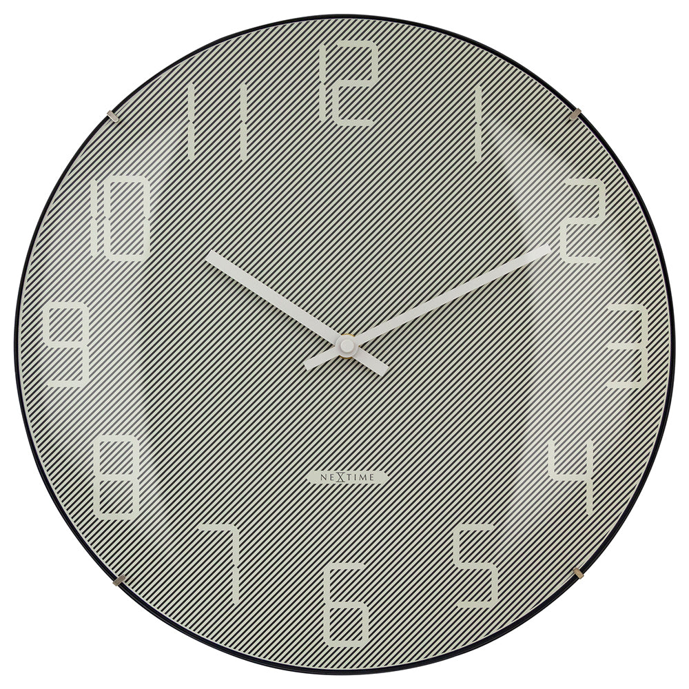 573299gs-nextime-shade-glass-analogue-35cm-wall-clock-grey
