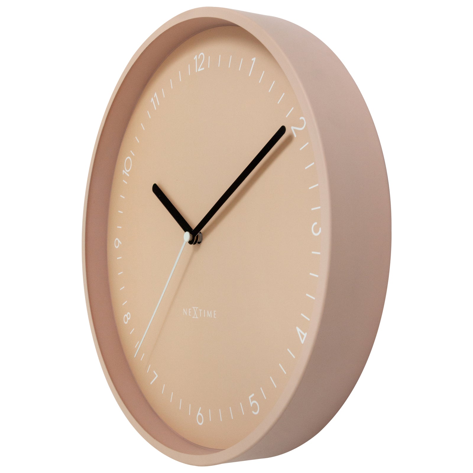 573305rz-nextime-berlin-glass-analogue-30cm-wall-clock-pink