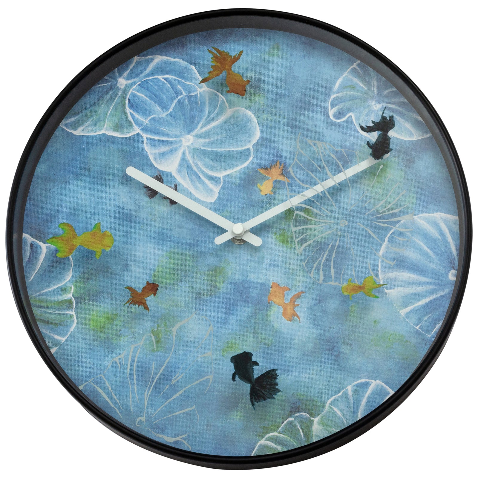 573312-nextime-pond-plastic-analogue-30cm-wall-clock-blue