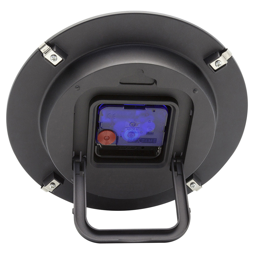 573506zw-nextime-20cm-mini-dome-analogue-table-wall-clock-round-black