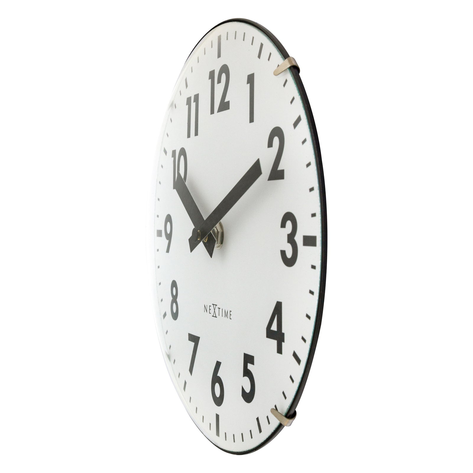 573533wi-nextime-duomo-analogue-20cm-mini-table-clock-white