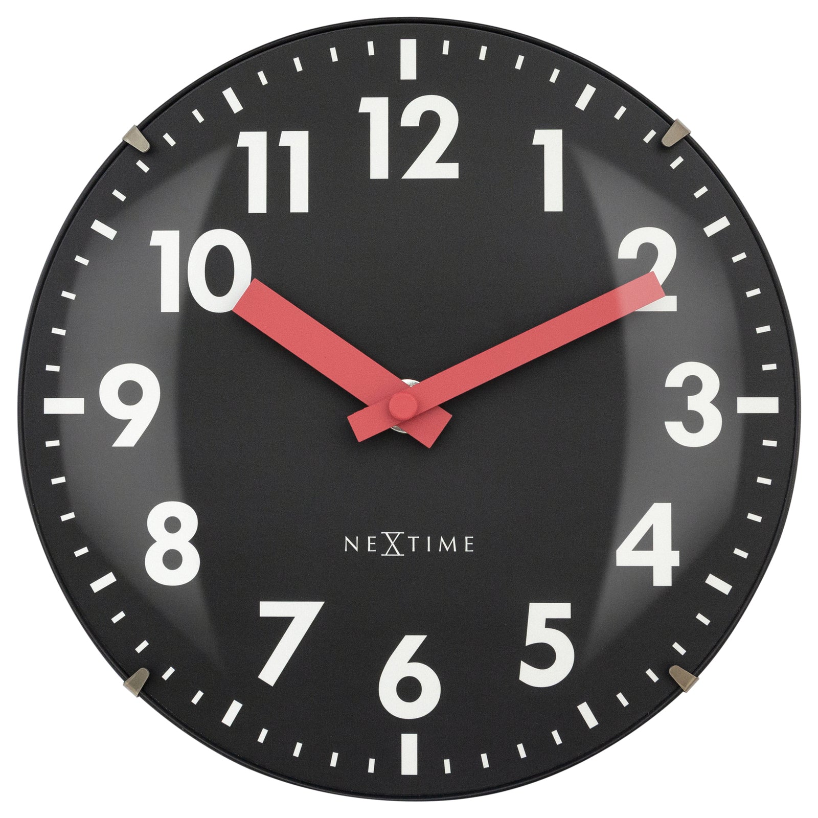 573533zw-nextime-duomo-analogue-20cm-mini-table-clock-black
