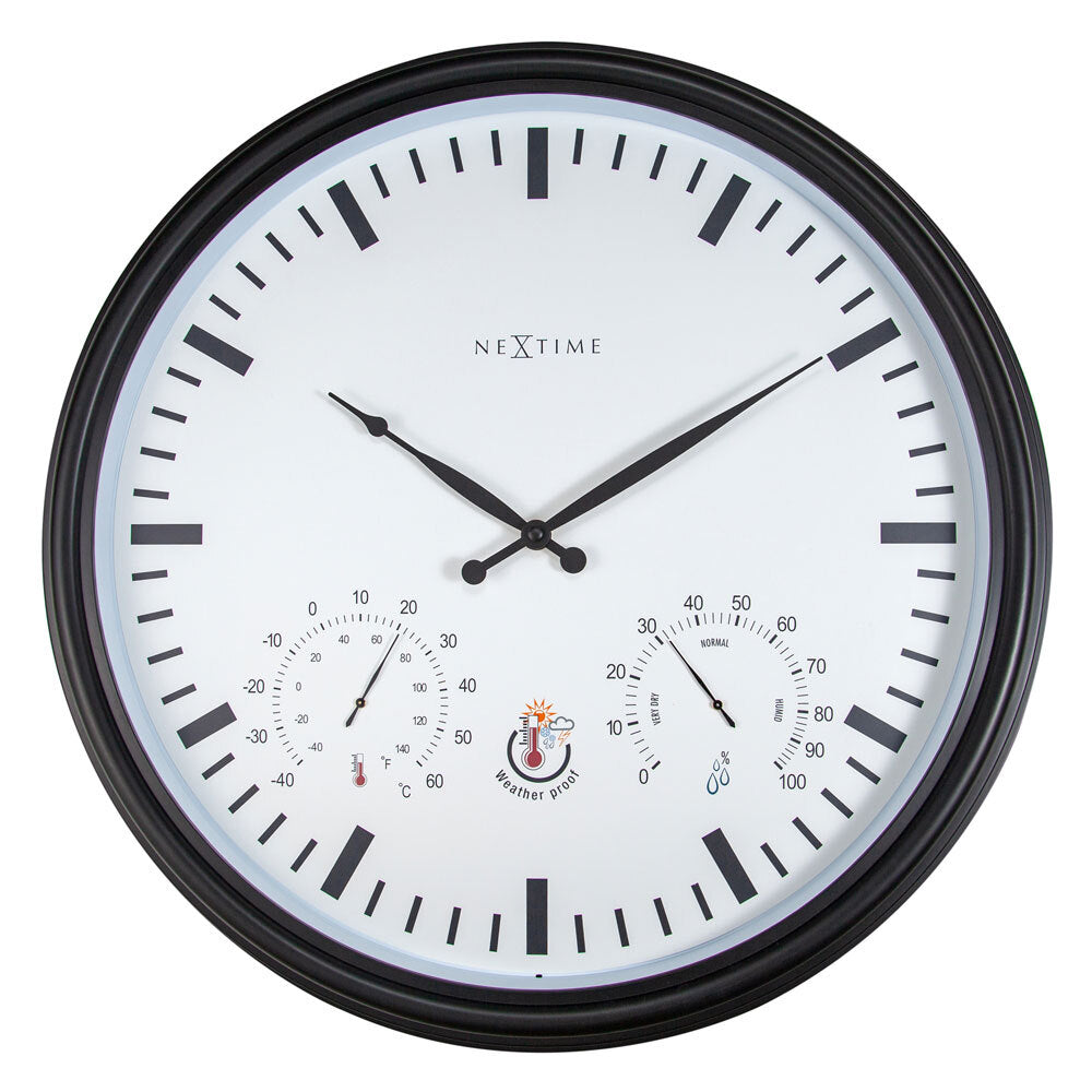 574306zw-nextime-50-8cm-sunflower-outdoor-wall-clock